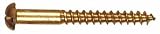 HILLMAN GROUP RSC 386163 BRASS WOOD SCREWS