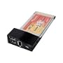 Syba SD-PCB-COM VIA Chipset USB 2.0 2x Ports and 1394a 2x Ports Cardbus, with USB Power Cable