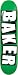 Baker Brand Logo Green Skateboard Deck - 8.2