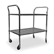 Storelogic 2HDD3 Wire Cart, 2 Shelf, 48x18x39, Chrome