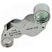 10X & 20X Dual Buterfly Jewelers Loupe/Magnifier