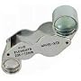 10X & 20X Dual Buterfly Jewelers Loupe/Magnifier