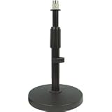 Musicians Gear Low Profile Die-Cast Mic Stand, Black