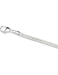 Solid Foxtail Chain Sterling Silver Ch394 16 Inch