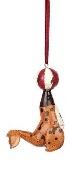 Creative Co-op Circus Animal Ornament, Choice of Styles (seal)