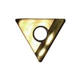 富士元 デカモミ専用チップ 超硬K種 TiNコーティング T32GUX (12個入り)