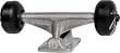 Tensor Assembled 5.0 Lo Response Raw Skateboard Trucks with 52mm Black Wheels - 7.75