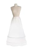 New 2 Bone Hoop Bridal Drawstring Petticoat Crinoline Wedding Gown Slip
