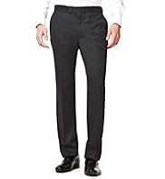 Savile Row Inspired Pure Wool Side Adjustable Trousers