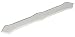 AMERIMAX HOME PROD. 2702950 ALUMINUM DOWNSPOUT STRAP 13" - WHITE (PACK OF 50)