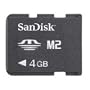 SanDisk SDMSM2-004G-A11M 4GB M2 Memory Stick Micro (Black)
