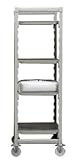 IMAGE OF Cambro Camshelving CSUHD44486S Mobile Shelving Unit with 4 Solid Shelves