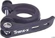 Tranz-X Steatpost Clamp w/QR Black 28.6mm