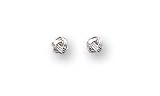Sterling Silver Knot Stud Earrings