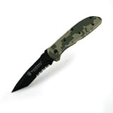 Smith & Wesson SPECTCS Special Tactical Serrated Tanto Knife, Camo