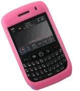 BlackBerry Curve 8900 Trans. Pink Silicon Skin Case