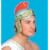 Roman Helmet (budget plastic, with red plume) - Gold & Silver
