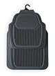 Westward 1EBA1 Floor Mat Set Of 4, Nitrate Rubber, Gray
