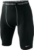 Nike 269605 Pro-Core Men's Long Compression Shorts 9 - Black
