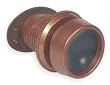 Battalion 1HEW9 Door Viewer, Brass, Wide Angle Projection