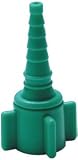 Grafco John Bunn Oxygen Nut & Stem Adapter  Christmas Tree  Nylon, Green Case: 50