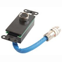 Cables To Go RapidRun - Wall plate - 12 pin RapidRun (F) - MUVI connector - black by Cables To Go