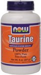 Taurine Powder by NOW Foods - Mental Fitness (1000 mg - 8 oz Powder)