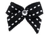 Puppy Kisses "Wicked" Dog Hair Bow - Alligator clip closure, Made with SWAROVSKI ELEMENTS