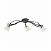 DVI DVP7386-MO-BS Cape Town 3 light Track Lighting Kit, Mocha