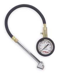 Westward 2HKX2 Tire Pressure Gauge, Dual Foot Chuck