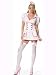 2Pc Candy Stiper Dress w/Hat MED/LGE