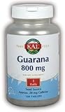 KAL - Guarana, 800 mg, 120 tablets