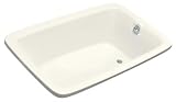 KOHLER K-1158-G-0 Bancroft 5.5-Foot Experience BubbleMassage Bath, White