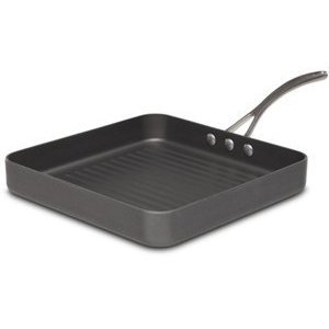 Calphalon 11x11-in. Commercial Hard-Anodized Grill Pan. by Calphalon