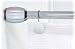 Chrome & White Tension Pole Decor Bathroom Shower Curtain Rod