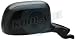 1993, 1994 Ford F-150 Lightning Passenger Side Mirror Head Assembly - Manual Black-Paddle Design
