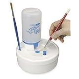 Brush Washer for Rinsing Artists Brushes the Easy Way