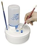 Brush Washer for Rinsing Artists Brushes the Easy Way