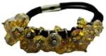 Noonies Boutique Crystal cluster pony tail holder hair tie 2.5 inches