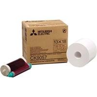 Mitsubishi Electric 6" Wide Paper Roll & Inksheet for 350 Photos, Size: 5x7", for some CP Series Dye Sublimation Thermal Printers On Sale