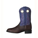 Ariat Childs 'Heritage Stockman Kids Western Boots Copper and Royal by Ariat