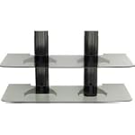 Sanus Systems VF2022-B1 Dual Column Wall-Mounted Furniture Component Shelf