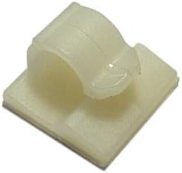 Adhesive Backed Wire Clips - .375" Diameter / 50 Pack