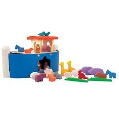 Childrens Toyshop  Toys : PLAN TOYS WOODEN NOAHS ARK