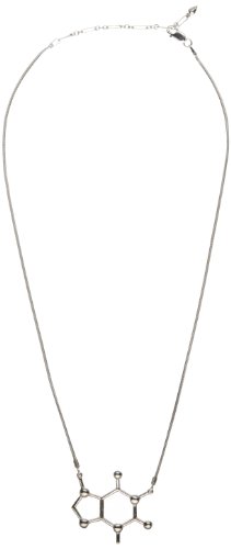Caffeine Molecule Necklace