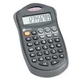 10-Digit Soft Grip Calc.,Dual Pwr,2-7/10x4-4/5x3/5,DGY, Sold as 1 each