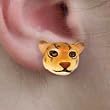 Jaguar - Safari Animal Figurine Earrings