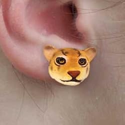 Jaguar - Safari Animal Figurine Earrings