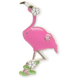 Finders Key Purse Flamingo Key Chain