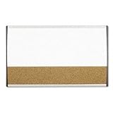 GBC-COMMERCIAL & CONSUMER GRP / QRTARCCB3018 / Magnetic Dry-Erase/Cork Board, Painted Steel, 18x30, WE/Aluminum Frame / Sold as 1 EA